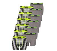12 Pezzi Puma Basic Boxer Stampati A Strisce Per Ragazzi