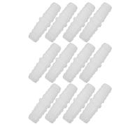 12 Pezzi Raccordo per Tubo 10mm Conico Diritto Spina Barbiglio | Connettore Resistente alle Intemperie, Superficie Liscia, Adatto a Tubi Flessibili PVC e Giardinaggio