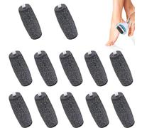 12 Pezzi Rapeur Piedi Elettrico Rulli Di Ricambio Extra Ruvido Rullo Piede,Compatibile con Scholl Velvet Smooth, Ricarica Testa Del Rullo Per Pedicure Piede Elettrico