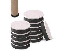12 Pezzi Rialzi per Mobili Piedini, Rotondi Piedini Feltro Antiscivolo Rialzo per Mobili Adesivi per Fissaggio dei Mobilie Proteggere del Pavimento 6 cm