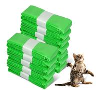 12 pezzi ricarica per lettiera per gatti, anelli di ricarica compatibili con Litter Genie XL & LitterLocker Fashion & LitterLocker & LitterLocker & LitterLocker II, senza cartuccia (verde)