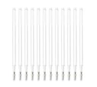 12 pezzi ricariche per penne cancellabili 0,7 mm ricariche cancellabili penne con inchiostro bianco (bianco)