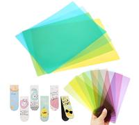 12 Pezzi Righello per Lettura Dislessia Trasparente, Strisce Lettura Dislessia di Varie Dimensioni con Segnalibri Magnetici, Dislessia Strumenti Colorati per Bambini e Adulti