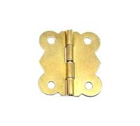 12 pezzi, robusti e allungati, portagioie a farfalla, regalo, carillon in legno, custodia for vino, cerniera for porta dell'armadietto della casa delle bambole con vite(C 17x20mm bronze)