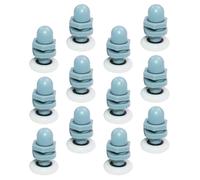 12 Pezzi Rullo per Porta Scorrevole in Vetro 25mm per Doccia Curva | ABS, Riduzione del Rumore, Installazione Semplice, per Manutenzione Domestica e Ripristino dello Scorrimento