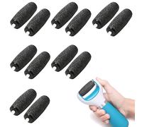 12 Pezzi Rullo Ricariche Compatibile con Scholl Velvet Smooth Pedicure Elettrico, Rullo Ricambio Pietra Pomice per Piedi, Raspa Piedi, Esfoliante, Togli Calli