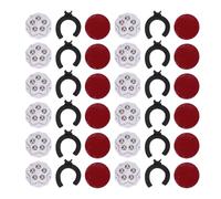12 pezzi Ruote per incantatore per autoadesivo auto aderente con cuscinetti dei freni, ruote elettrodomestici a rotazione a 360 gradi elettrodomestici da cucina (Heavy Duty Caster White)