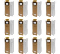 12 Pezzi Sacchetti per Roborock S7, Sacchetto Raccoglipolvere per Robot Aspirapolvere, Sacchetti per Polvere, Autochiusura, Non Tessuto, per Roborock S7 T7S T7 e Xiaomi