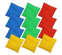 12 Pezzi Sacchi Di Fagioli Cornhole, Sacchetti Di Cornhole, Giochi Lanciare Per Bambini Sacchetto Di Fagioli Gioco Sacchi Per All'aperto Giochi Di Pratica Di Velocità E Agilità(7 * 7cm)
