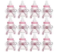 12 pezzi Scatola di caramelle per bottiglie di latte Bomboniere per bomboniere