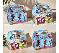 12 pezzi Scatole regalo a tema Supereroe Spiderman Marvel, scatole per dolci e torte, scatole di carta per borse, adatte come scatole regalo per compleanni, forniture per decorazioni per feste, regali