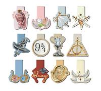 12 Pezzi Segnalibri Magnetici, Segnalibri Magnetici di Pagina,regalo di compleanno,per Bambini, Insegnanti, Studenti, Amanti dei libri-HL001