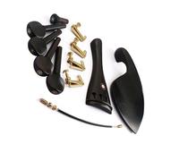 12 pezzi/set raccordi per violino in ebano liutaio misura 4/4 accessori accessori per violino