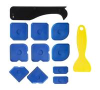 12 Pezzi Set Strumenti in Silicone per Stuccatura, Silikonabzieher e Fugenabzieher per Cucina, Bagno e Resina Acrilica, Rimuovi e Leviga Silicone con Facilità"