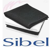 12 PEZZI SIBEL INVINCIBLE ASCIUGAMANI IN COTONE 50x80cm ALTA QUALITA NERO