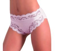 12 Pezzi Slip Donna Jadea 742 in Cotone con inserti in Pizzo