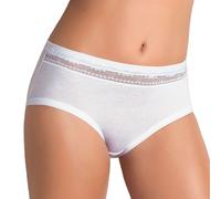 Cotonella Slip Donna L'Altra GD168 Midi – 12 pezzi – Cotone con pizzo – Bianco XXL