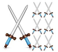 12 Pezzi Spade Gonfiabili Spada Pirata Giocattolo, Spada Pirata Coltello Gonfiato Spade Giocattolo Spade Armi Set di Spade, Spade di Plastica 24 Pollici per Bambini Compleanno Festa a Tema Costume