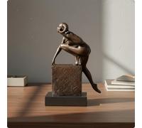 12 Pezzi Statuetta Dei Segni Zodiacali Look Classico per Studio, Ufficio