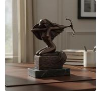 12 Pezzi Statuetta Dei Segni Zodiacali Look Classico per Studio, Ufficio