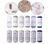 12 pezzi String elastico assortimento filo per cucire per la macchina di