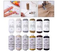 12 pezzi String elastico assortimento filo per cucire per la macchina di