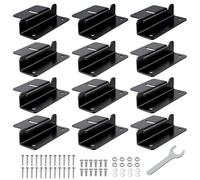 12 pezzi supporto pannello solare per camper, supporto a Z, supporto per pannello solare, supporto per montaggio a pannello solare, supporto per montaggio a pannello solare, per tetti di camper