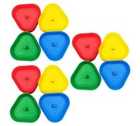 12 Pezzi Supporto Triangolare per Carte da Poker in Plastica, Mani Libere | Set, Organizzazione Sul Tavolo, per Carte Formato Poker e Carte Illustrate per Gioco