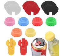 12 Pezzi Tappi per Bottiglie Bevande e 2 Pezzi Apriscatole per Birra, Lattina per Bevande Tappo, Coperchio Della Lattina per Bibite, Chiusura per Lattine per Bevande