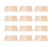 12 Pezzi Tavola da Rottura in Legno Marrone 0, 3cm Portatile