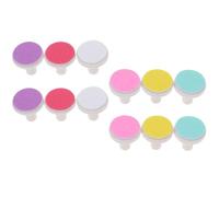 12 Pezzi Testine Limetta Elettrica per Unghie, Rifinisce e Leviga | Carta Abrasiva e Plastica, Design Colorato, per Unghie di Mani e Piedi, Uso Domestico