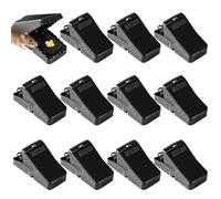 12 pezzi Trappole per Topi, Trappola per Ratti Riutilizzabile, Trappola per Topi Altamente Sensibile, Trappole per Ratti per Casa e Fuori