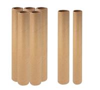 12 pezzi Tubi di cartone per rotolo di carta marrone 40x3,5cm e 40x4,5cm Cardboard Tube Craft Rolls per Fai da Te e Lavoretti d’Arte