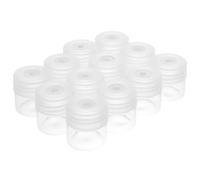 12 Pezzi Vetro Borosilicato con Tappi a Vite Contenitore da Laboratorio | Ambiente Ermetico, per Crescita e Monitoraggio in Laboratorio, Resiste Bene a Termici