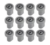 12 pezzi Wheels per lavastoviglie Kit rullo in disgrazia inferiore Kit ad alta resistenza robusta PP Parti di sostituzione della lavastoviglie flessibili per l'uso della