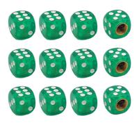 12 Pezzi YOU.S Tappi Valvola Cubo Con Guarnizione Verde Per Auto PKW LKW