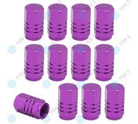 12 Pezzo You.S Alluminio Coperture Valvole Lilla con Guarnizione per Camion Auto