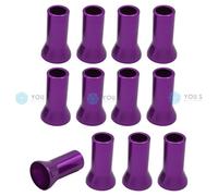 12 Pezzo You.S Alluminio Lilla Guaina Valvola Capsula Cover per Camion Auto -