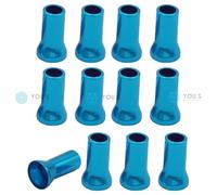 12 Pezzo You.S Alluminio Turchese Guaina Valvola Copertura per Camion Auto - Neu