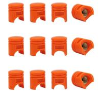 12 Pezzo You.S Coperture Valvole Pneumatici Plastica Orange per Auto Camion Moto