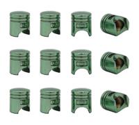 12 Pezzo You.S Coperture Valvole Pneumatici Plastica Verde per Auto Camion Moto