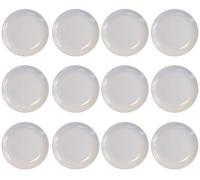 12 Piatti da Dessert in Melamina, 193 mm - Prodotto in Italia, Leggero e Resistente, Conforme alle Normative Europee, Ideale per Ristoranti e Catering, lavabile in lavastoviglie