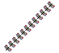 12 piccoli fermagli per capelli in metallo con fiori di cristallo per bambine, mini fermagli per capelli con strass per bambini, ornamento per capelli, forcine per capelli, n. 04
