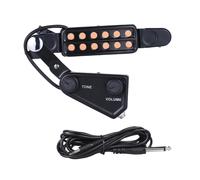 12 pickup per chitarra acustica con cavo, facile installazione, trasduttore