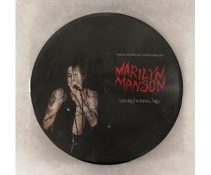 12" Picture LP Vinyl Manson Marilyn Antichrist A Buenos Aires - X33