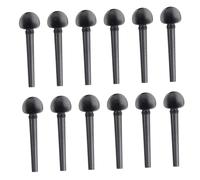 12 Piroli Per Violino In Ebano Nero 8.2X2.3 Cm Piroli Parti Per Violino Accessori Per Oud