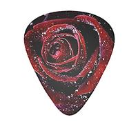 12 Plettri per chitarra Dew Rose Plettri per chitarra Include calibri sottili, medi e pesanti 3 misure per chitarre Ukulele con scatola portaoggetti
