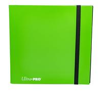 Ultra PRO - Eclipse - Raccoglitore professionale a 12 tasche verde lime per 480 carte di dimensioni standard, protegge carte da collezione, carte da gioco e carte sportive in custodie Ultra Pro Deck