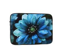 12 Pollice Borsa Del Manicotto Del Computer Portatile Impermeabile Antiurto Sacchetto Del Computer Fiore Blu Borse Pelle Leggero Tablet Custodia