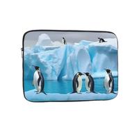 12 Pollice Laptop Sleeve Bag Impermeabile Antiurto Laptop Case Bag Penguins On The Iceberg Computer Pelle Borse Leggero Tablet Custodia